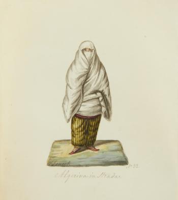 A group of four Algerian costume studies by 
																			Vincenzo Fenech