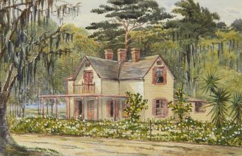 Lone Cottage, Oak Hill, Volusia County, Florida by 
																	Bertha Katherine Turnor