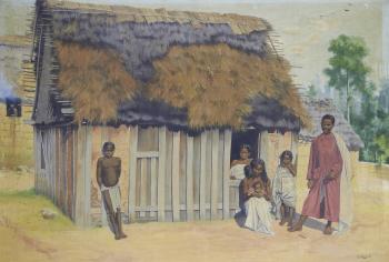 A Malagasy family by 
																	Emile Ralambo