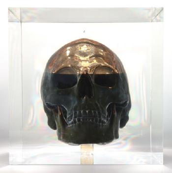 Skull by 
																			Andrei Molodkin