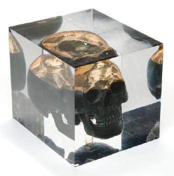 Skull by 
																			Andrei Molodkin