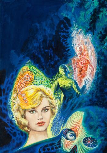 The Simulacra, paperback cover by 
																			Ed Emshwiller