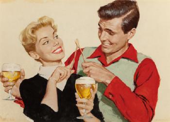 The Wishbone, beverage advertisement by 
																			William Dolwick