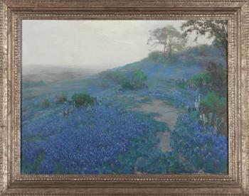 Blue Bonnet Field, Early Morning, San Antonio Texas by 
																			Julian Onderdonk