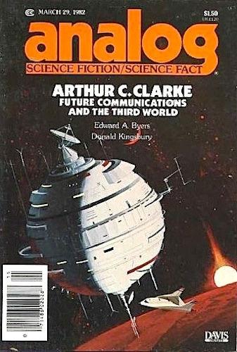 Future Communications And The Third World, Analog Science Fiction And Fact Magazine Cover by 
																			Vincent Di Fate
