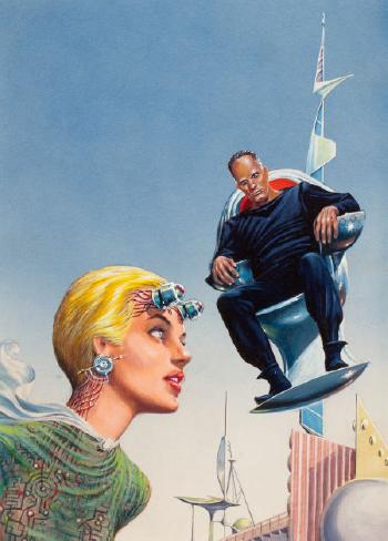 Enigma From Tantalus, Amazing Stories Digest Cover, October 1964 by 
																			Ed Emshwiller