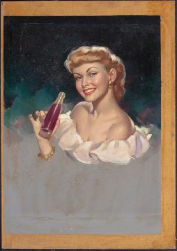 Grapette Soda Girl, Advertisement by 
																			Pearl Aleryn Frush