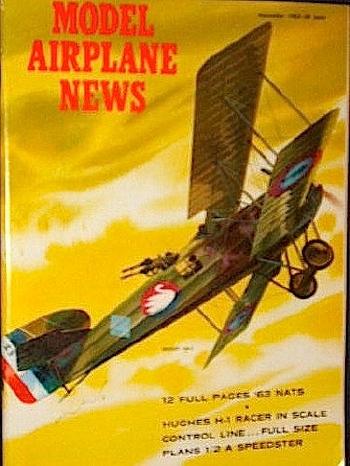 Breguet 14a-2, Model Airplanes News Magazine Cover, November 1963 by 
																			Jo Kotula