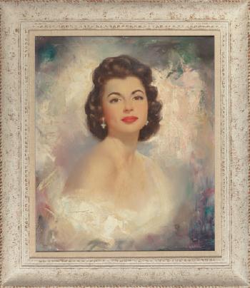 Portrait of Shirley Phillips by 
																			Edward Runci
