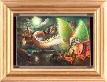 The Vouivre, Dragons (The Enchanted World series), interior story illustration by 
																			 Ralle