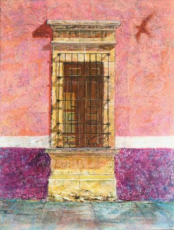 San Miguel Allende Wall by 
																			Roy Lewando