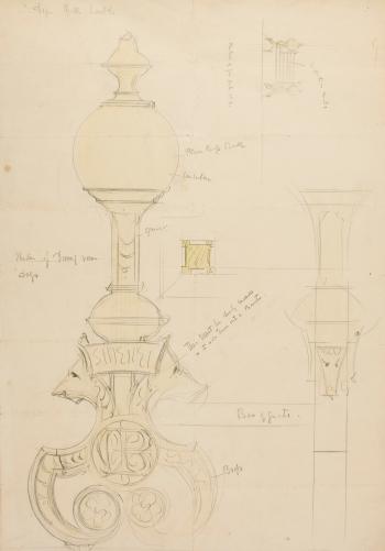 An Archive Of Drawings And Designs For The Restoration Of Chirk Castle by 
																			Edward Welby Pugin