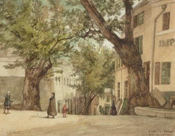 Vue de la rue Philippe à Oran by 
																	Adolphe Dallemagne