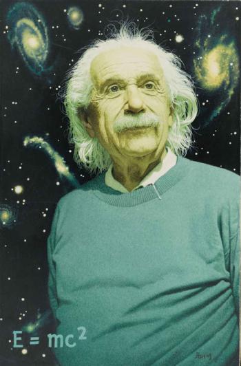 Albert Einstein by 
																	Jean L Huens