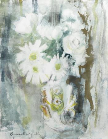 Still life with daisies by 
																			Anne Redpath