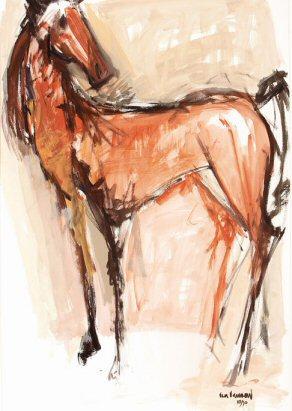 A Bay Horse by 
																	Andre van Vuuren