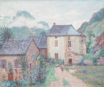 Le hameau by 
																	Jean Louis Aste