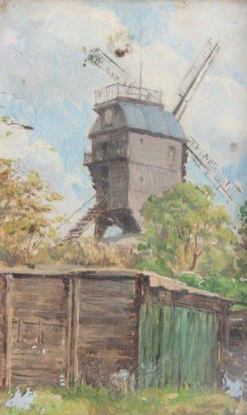 Moulin en Hollande by 
																			Edouard Zawiski