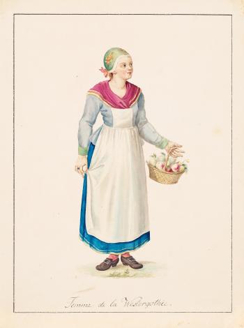 Femme de la Westergothie by 
																	Carl Wilhelm Swedman