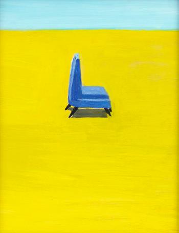Blå stol by 
																			Carin Ellberg