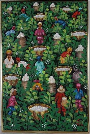 Cotton harvesters by 
																	Gilberto Ruiz Valdez