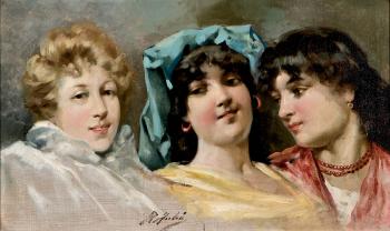 Tres damas by 
																	Rafael Julia Entraigues