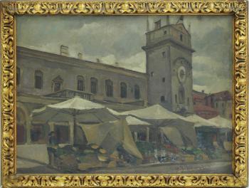 Piazza delle Erbe by 
																	Mario Umberto Baldassari