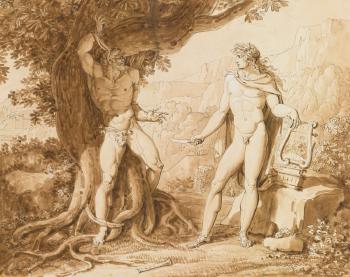 Apollo And Marsyas by 
																	Giuseppe Cammarano