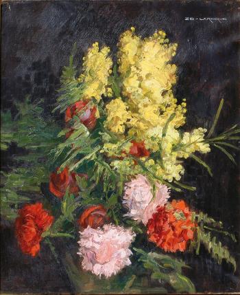 Bouquet de fleurs by 
																	Blanche Marie Zo-Laroque