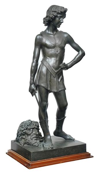 Figure of David by 
																	G Nisini