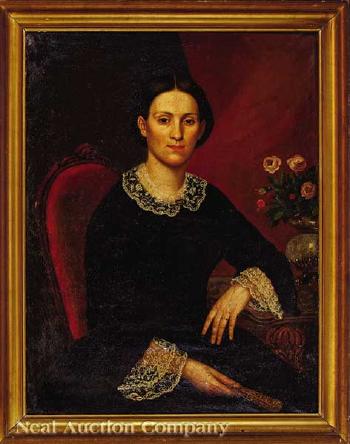 A Daughter Of Rev. Miles Harper (1784-1957) And Samantha Ford Harper (1798-1867) Of Mississippi by 
																			Louis Joseph Bahin