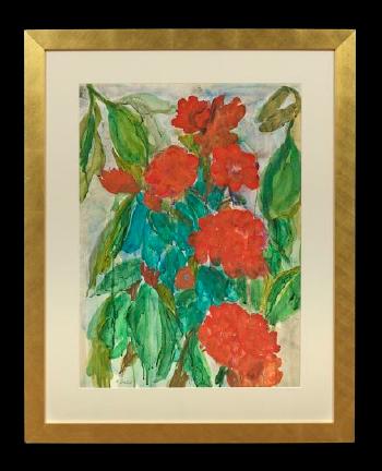 Red flowers by 
																	Janice R Sachse