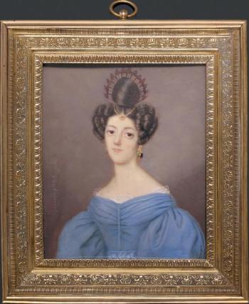 Portrait de Mademoiselle Agathe de Pontigny by 
																	Anne Nicole Voullemier