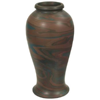 Missionware vase by 
																	 Niloak Art Pottery