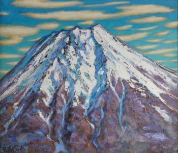 Le mont Fuji enneigé by 
																	Tatsuo Futaesaku