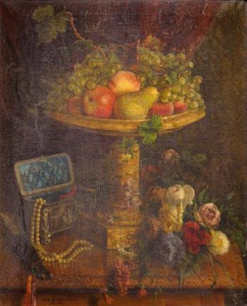 Nature morte aux fruits d'automne by 
																	Emilie Humbert-Soulary