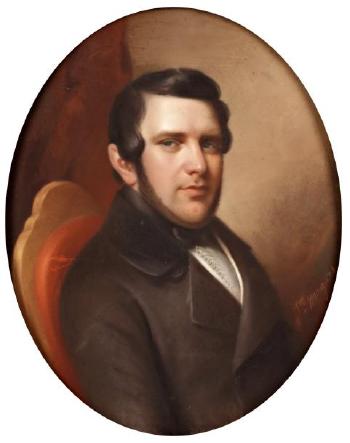 Portrait d'homme by 
																	Isidore Jean Baptiste Magues