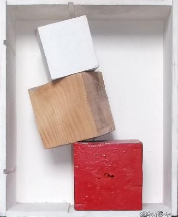 Trois cubes by 
																	Robert Saint-Cricq