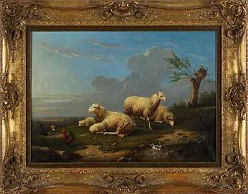 Enten, Hühner und Schafe by 
																	Francois Vandeverdonck