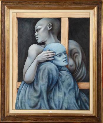 Deux femmes pensives by 
																	Gerard Daran