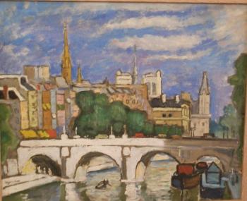 Pont de Paris avec Notre Dame de Paris en fond by 
																	Nicolas Czinober