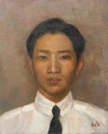 Portrait présumé de Lin Fengmian by 
																	 Cai Weilian