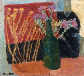 Vase of Flowers by 
																	Leon Engelsberg
