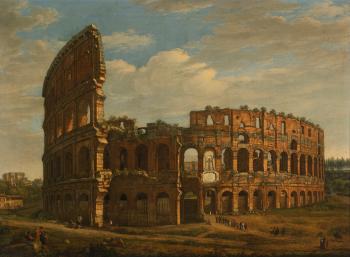 View Of The Colisseum, Rome by 
																	Giovanni Maldura
