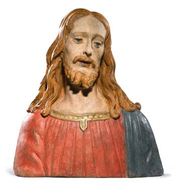 Bust of Christ by 
																	 Agnolo di Polo