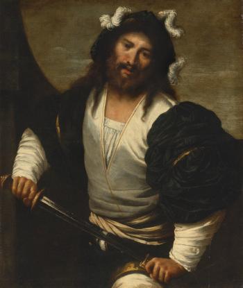 Man Drawing a Sword by 
																	Pietro della Vecchia
