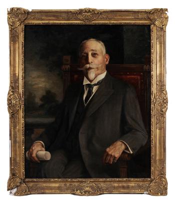 Portrait of Mr. Cushman Quarrier (1839-1931) by 
																			Matthijs Theodorus Mauritius van Salk