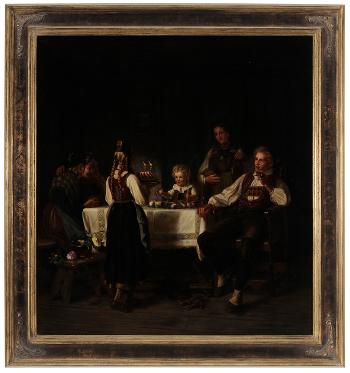 The second birthday by 
																			Friedrich Adolf Hornemann