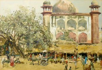 Jumma Masjid, Agra by 
																	William Spencer Bagdatopoulos