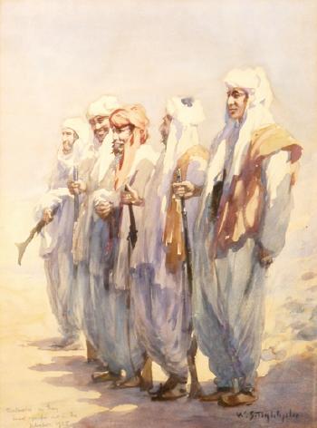 Belouchi as they lined up for me in the Khyber by 
																	William Spencer Bagdatopoulos